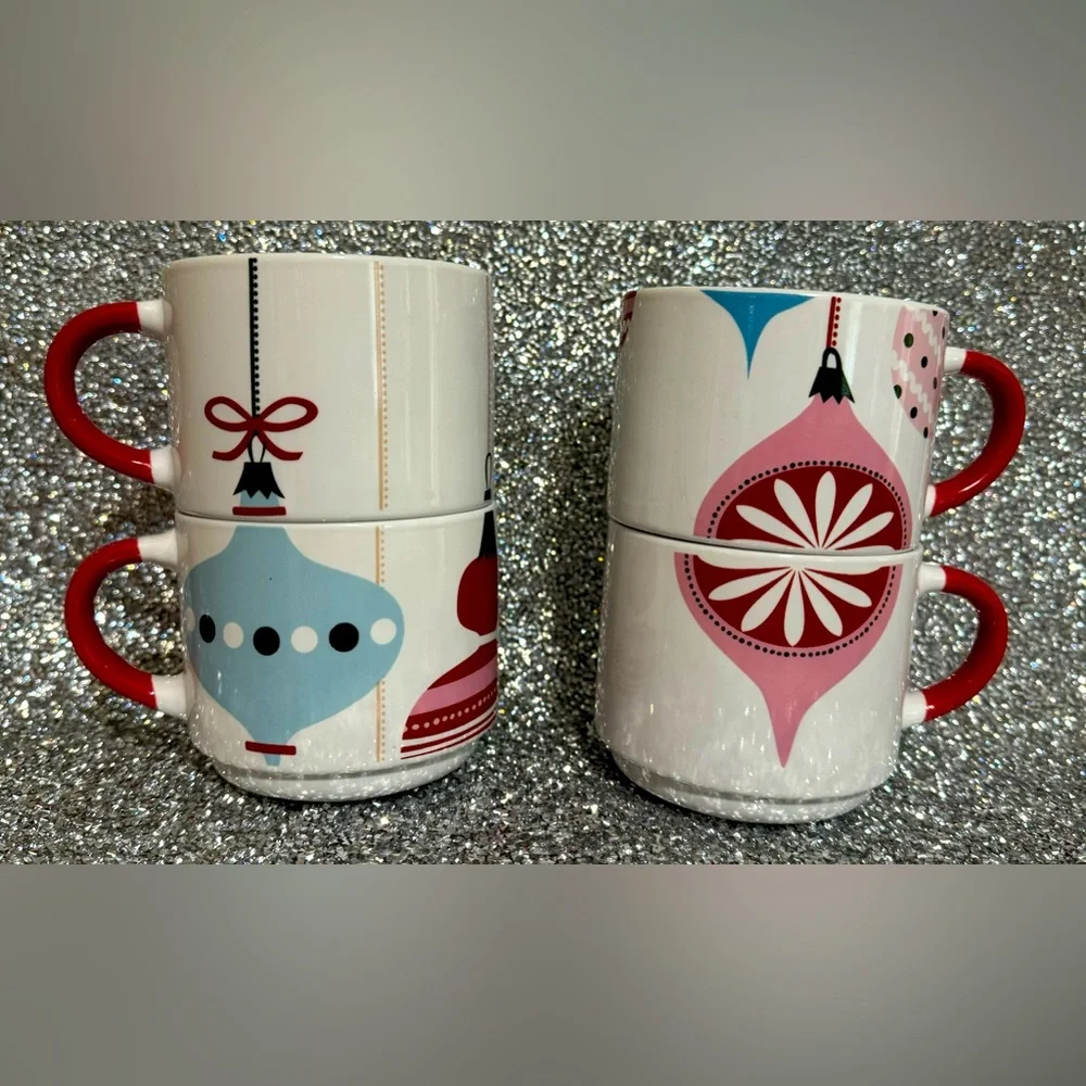 Pier 1 Christmas Cup Set